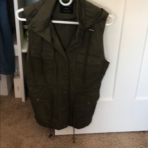 hunter green vest